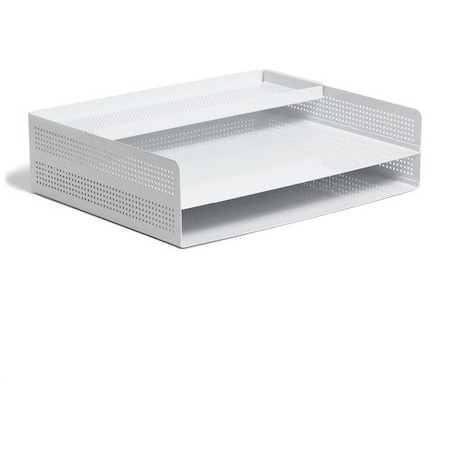 U Brands Paper Tray, Multilevel, Metal, Perforated, WE UBR5718U0106
